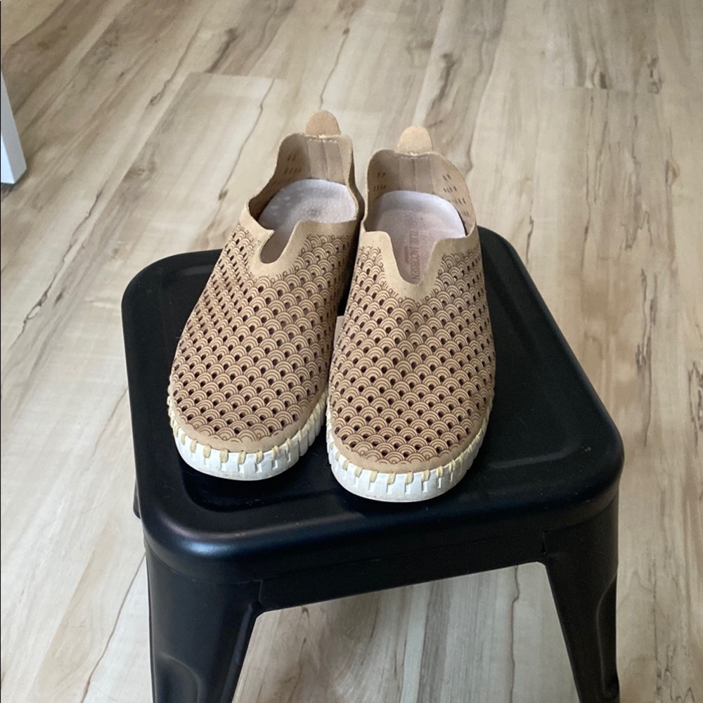 Ilse Jacobsen Tan Flats with Breathable Design EU size 39 US size 9 - Picture 2 of 6